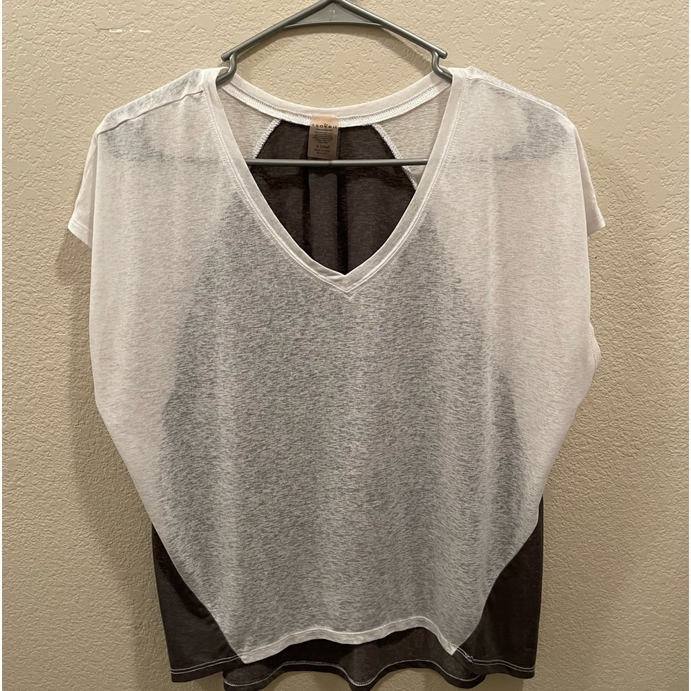 Soybu sheer cover up/workout top. Size XS.